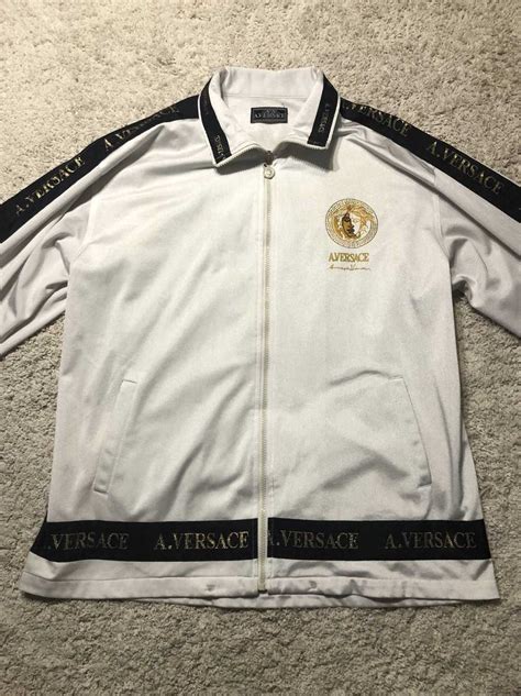 versace jacke weis gold|Versace white jacket.